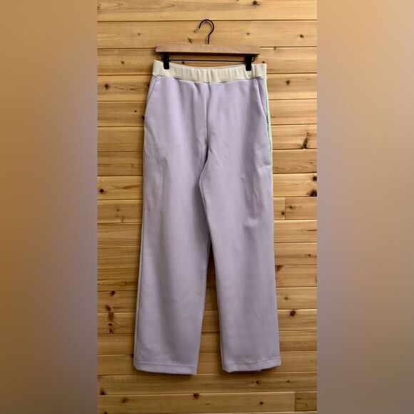 Marie Saint Pierre Sz 4/Large Relaxed Boyfriend Fit Yaris Scuba  Pants - Picture 1 of 15